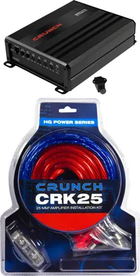 Produktbild von Endstufe Crunch GTX1500.1D inkl. Crunch Kabelpaket CRK25 - - Monoblock 1500W