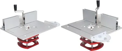 Produktbild von Router Lift Kit,Router Lifting Base,Router Lift mit Top Plate,Woodworking Router Lift,Router Table Base Plate,Woodworking Trimming Table Top