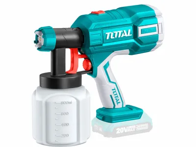 Obrázek produktu pro Pistole stříkací na barvu, 20V Li-ion, 2000mAh - bez baterie a nabíječky TOTAL-TOOLS