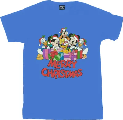 Zdjęcie produktu dla Disney – koszulka męska „Mickey Mouse and Friends” BI41180 (M) (królewski błękit)