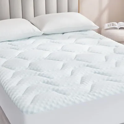Image de Surmatelas - Gel et Mousse à Mémoire - 140x200cm - Respirant et soulageant la pression