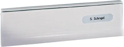 Produktbild von RENZ Einwurfklappe zu Tür-Durchwurfbriefkasten, 260 x 82 mm, silber eloxiert