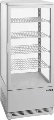 Produktbild von Saro SC 100, Vitrinenkühlschrank, Freistehend, Weiß, Kunststoff, Kunststoff, 98 l