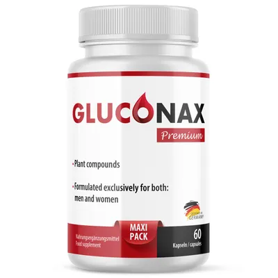 Image de GLUCONAX Complément alimentaire à base de zinc, de chrome et de substances phytochimiques