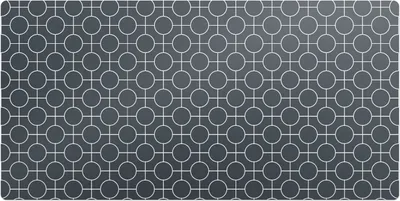 Produktbild von Geometrische Kreise– Schreibtischunterlage – Schreibtisch Tischunterlage – 120x60 cm – Unterlage Groß Schreibtischmatte