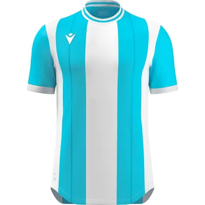 Image de Maillot Macron Propus Eco à manches courtes pour homme - Columbia / Blanc
