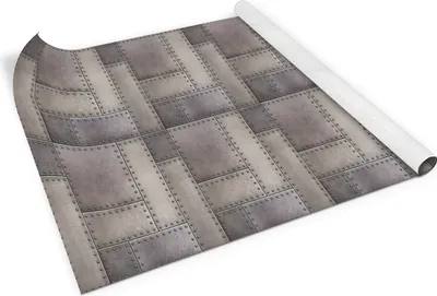Produktbild von Blechstruktur – PVC Klebefolie für Möbel – Möbelrenovierungsfolie – Möbelfolie selbstklebend – Küche – Schränke – Möbeldekorfolie – 100x50 cm