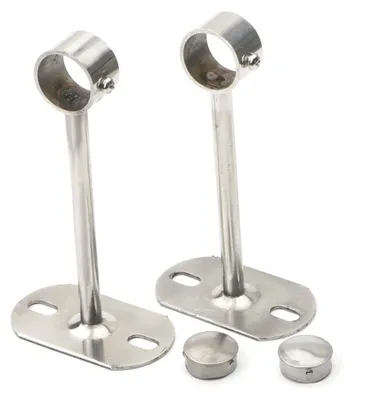 Produktbild von Solidchoice – Edelstahl-Duschvorhangstange zur Deckenmontage, 2er-Pack