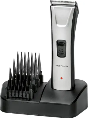 Produktbild von ProfiCare Haar und Bartschneidemaschine, Hair Trimmer, mit Ausdünnfunktion, Edelstahl-Präzisionsscherkopf, Profi Rasierer Herren inkl. 4 Aufsätze, Akkubetrieb, PC-HSM/R 3013