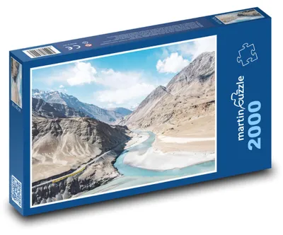 Obrázek produktu pro Puzzle 2000 Údolí s Řekou v Indii - martinpuzzle