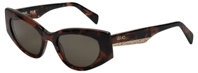 Produktbild von Liu Jo Damen-Sonnenbrille im Cat-Eye-Stil aus Acetat LJ792S