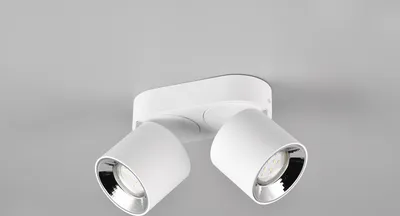 Produktbild von TRIO Aufbauspot GUAYANA 651000231 f. 2xGU10 H120mm Metall Weiß, schwenkbar