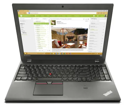 Produktbild von Lenovo ThinkPad T560, Intel® Core™ i5, 2,3 GHz, 39,6 cm (15.6"), 1920 x 1080 Pixel, 8 GB, 192 GB