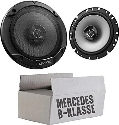 Produktbild von lasse W245 Front - Lautsprecher Boxen Kenwood KFC-S1766 - 16,5cm 2-Wege Koax Auto Einbauzubehör - Einbauset passend für Mercedes B-Klasse JUST SOUND best choice for caraudio