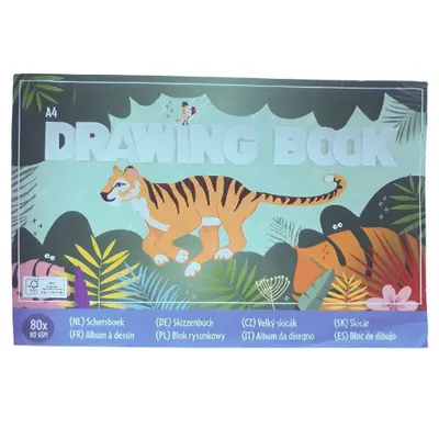 Immagine prodotto di sketchbook Tiger Junior carta A4 80 fogli