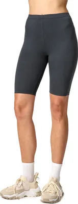 Produktbild von Merry Style Damen Kurze Leggings aus Viskose MS10-145(Graphite, L)