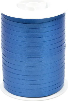 Image de Ruban cadeau rayé 5 mm x 500 m Rouleau Bleu