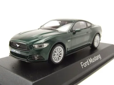 Produktbild von Norev 270558 Ford Mustang 2015 grün metallic 1:43