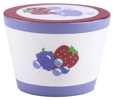 Image de Bigjigs Yoghourt en bois, par pièce