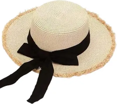 Obrázek produktu pro Flamenco Mystique Stylový dámský letní plážový slaměný klobouk s mašlí CZ49
