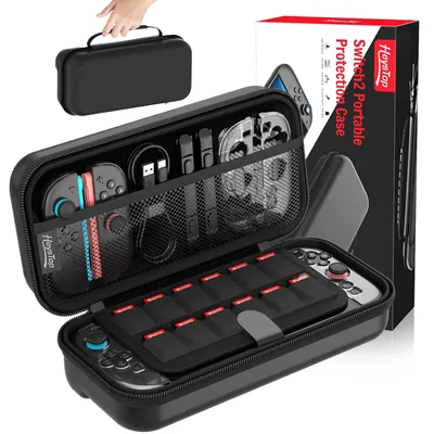 Obrázek produktu pro Obal na konzoli, ochranný kryt pro Nintendo Switch, černý, 2 kusy