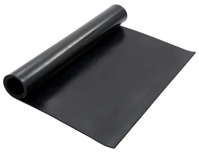Produktbild von Bodenbelag Schwarz 1,2 x 2 m Gummi