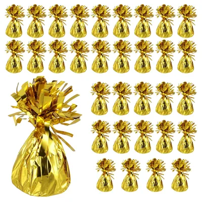 Productafbeelding van Goudkleurige Ballongewichten Set van 32 Stuks