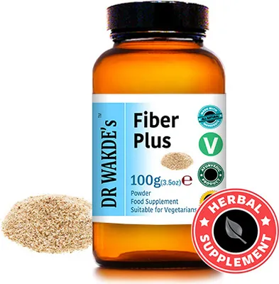 Obrázok produktu pre DR WAKDE'S Fiber Plus Powder | Ayurvedic Supplement | Vegan | 100% Herbs | Mnostevn zavy | Doprava v ten ist de