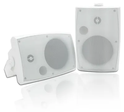 Imagen del producto de Altavoz exterior de 6,5 pulgadas - 400 vatios de potencia - carcasa de aluminio - resistente al agua - altavoz pasivo de 2 vías