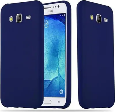 Zdjęcie produktu dla Etui Cadorabo do Samsung Galaxy J5 2015 w kolorze niebieskim, silikonowe etui TPU na telefon komórkowy