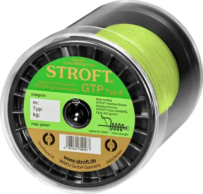 Produktbild von Stroft Schnur GTP Typ E geflochten maigrün 2000m Typ E06 4,25kg