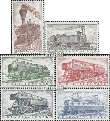 Produktbild von Briefmarken Tschechoslowakei 1956 Mi 988-993 (kompl.Ausg.) postfrisch Güterzüge