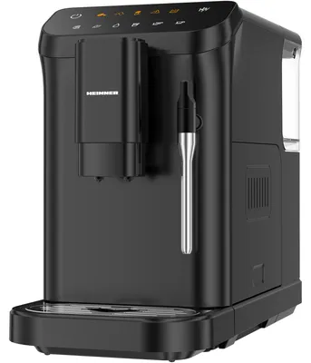 Obrázok produktu pre Heinner HEMA-D20DBK, Kombinovaný kávovar, 1,5 L, Mletá káva, Vstavaný mlynček, 1350 W, Čierna, Nerezová oceľ