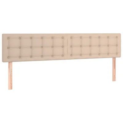 Immagine prodotto di vidaXL Testiere 2 pz. Cappuccino-marrone 90x5x78/88 cm in Pelle finta
