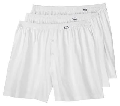 Produktbild von Boxershorts weiß Übergröße Adamo 3er-Pack