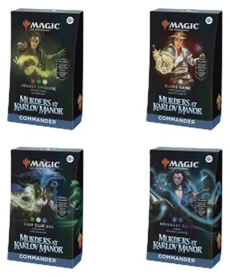 Produktbild von Wizards of the Coast Magic the Gathering Murders at Karlov Manor Commander-Decks Display (4) englisch