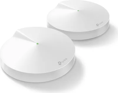 Produktbild von TP-Link Deco M9 Plus Whole Home Mesh Wi-Fi with Built-in Smart Home Hub, Up to 4500 sq ft Coverage, Works with Amazon Echo/Alexa, Wi-Fi Booster, Antivirus and Parental Controls, Pack of 2 Ultra|2,2 Gbit/s|Pack-2|300 m². Single