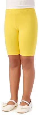 Produktbild von Merry Style Mädchen Kurze Leggings aus Baumwolle MS10-227 (Gelb, 116 cm)