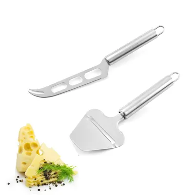 Produktbild von Käsemesser Set 2-teilig, Käsemesser, Käsebeil, Käseschneider, Cromargan Edelstahl poliert, spülmaschinengeeignet