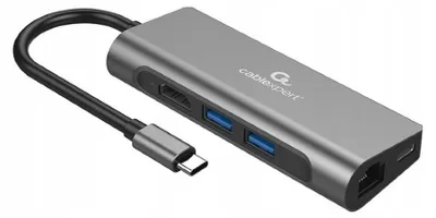 Zdjęcie produktu dla Gembird A-CM-COMBO5-04 gembird USB Typ-C 5-in-1 Kombi-Adapter