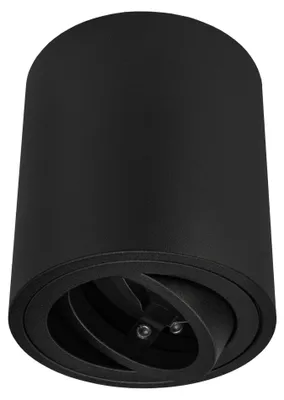 Produktbild von Ledvion LED Aufbauspot Schwarz Rund GU10 Fassung ohne Leuchtmittel