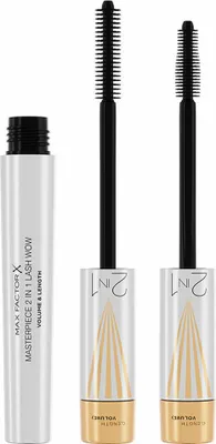 Obrázok produktu pre Max Factor Masterpiece 2 In 1 Lash WOW, Čierna, Black, Predĺženie, Zväčšenie objemu, 7 ml, Aqua/Water/Eau, Paraffin, Stearic Acid, PVP, Cetyl Alcohol, Cera Microcristallina/Microcrystalline...