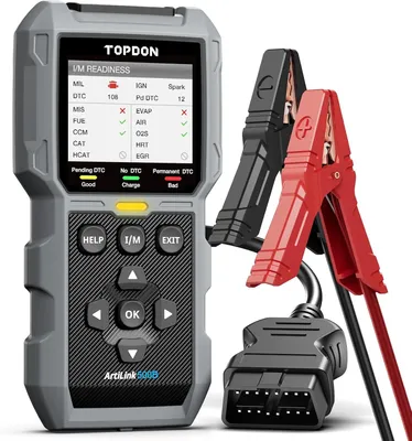 Produktbild von TOPDON ArtiLink500B OBD-2-Fahrzeugdiagnosegerät AL500B mit erweiterten Batterieprüfungskapazitäten