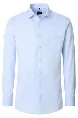 Produktbild von VENTI Herren Businesshemd Langarm Kent Modern-Fit Hellblau 43