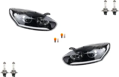 Zdjęcie produktu dla Johns, reflektory halogenowe pasujące do Renault Megane III 14- zestaw żarówek Li. Re. 260601781R 260105997R