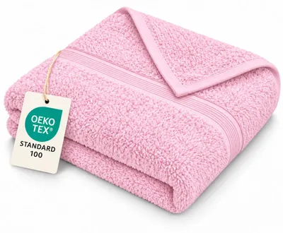 Immagine prodotto di Asciugamano in spugna 500 g/m² 100 x 150 cm Rosa