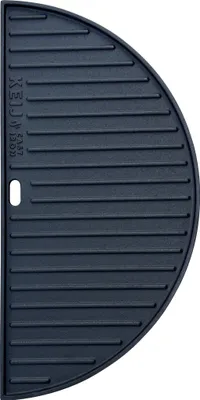Productafbeelding van Gietijzeren Grillplaat Half Rond - Groot - 46,5 cm