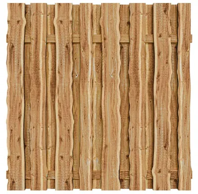 Produktbild von WOODTEX Lärche 180x180 cm Sichtschutzzaun, Gartenzaun aus Holz, Lärchendruckimprägniert, Kesseldruckimprägniert, Montage Bausatz, Lärche Rustikal, Garten Sichtschutz