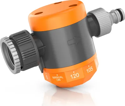 Produktbild von Brandson Bewässerungsuhr - Wasserzeitschaltuhr - Bewässerungssteuerung - Bewässerungssystem – einfache manuelle Bewässerung – automatisch - Timer - Dauer 15, 30, 45, 60, 75, 90, 105, 120 Minuten