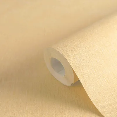 Produktbild von Vliestapete mit leichter Textiloptik in schlichtem Farbton – Beige